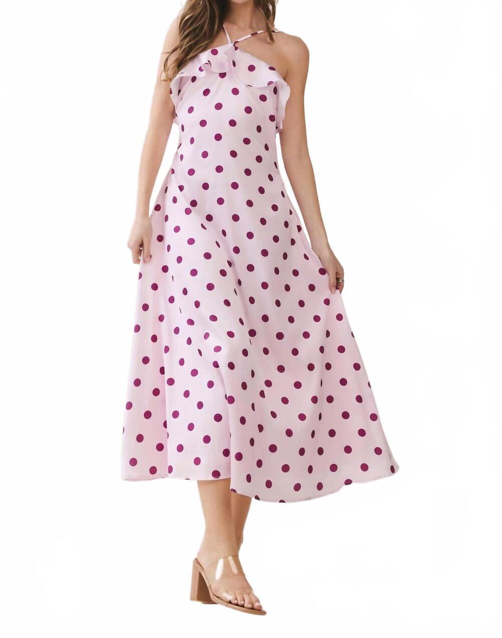 NEW TCEC trinity maxi dress in pink